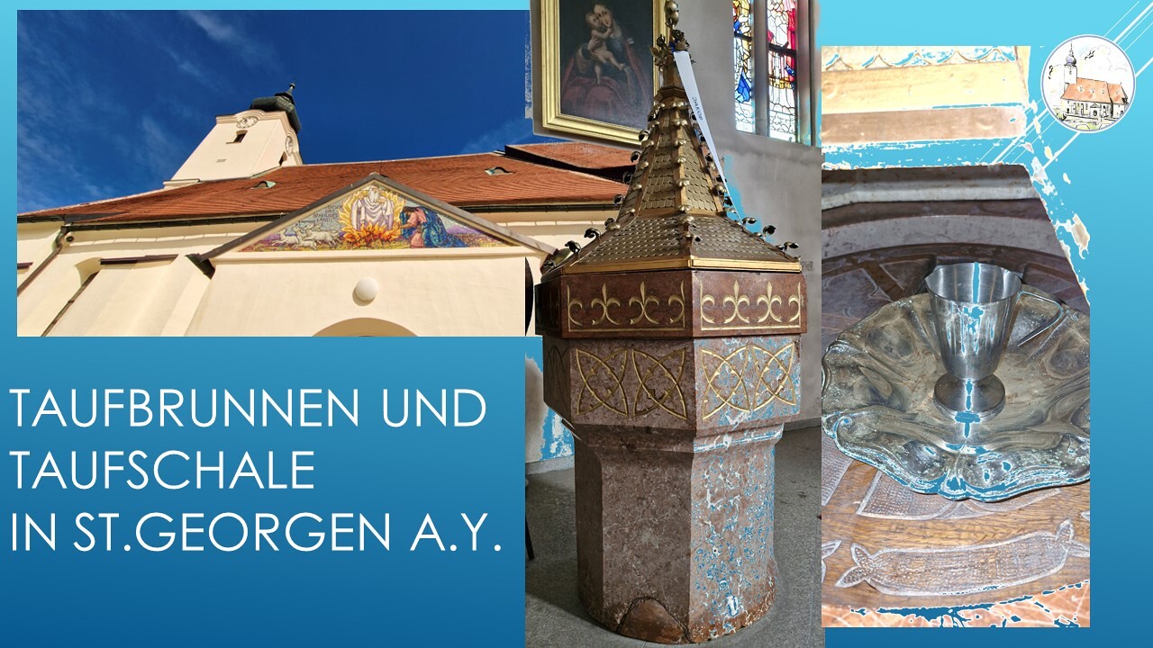 Unser Taufbrunnen und Taufschale